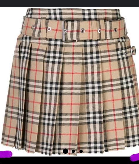 burberry plaid skirt dupe|vintage Burberry pleated skirt.